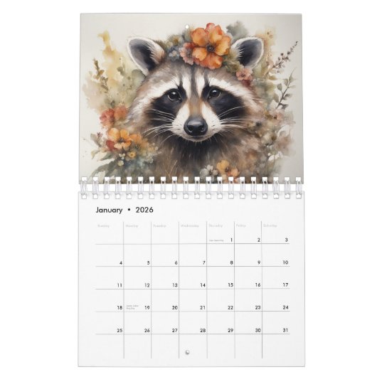 Calendrier Racons en fleurs (Jan 2026)