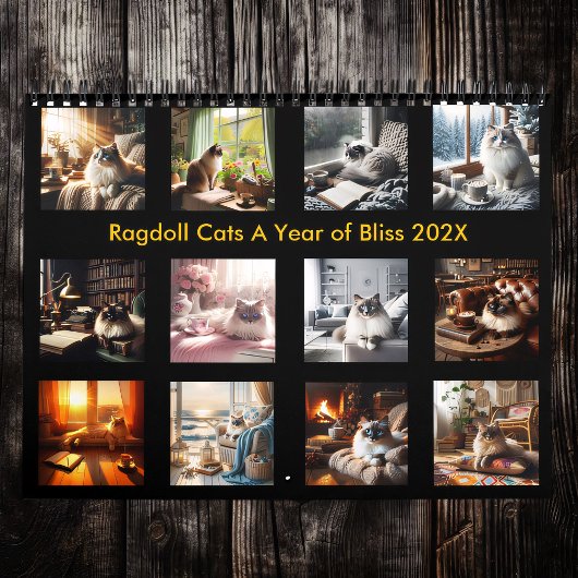 Calendrier Ragdoll Chats A Year of Bliss 2025