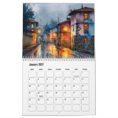 Calendrier Rainy Town (Jan 2027)