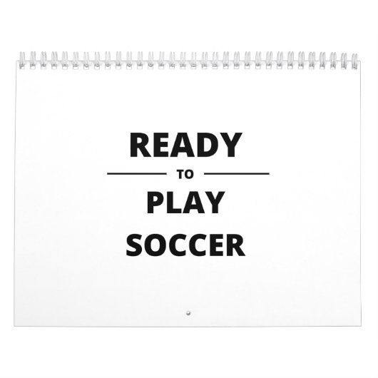 CALENDRIER READY A PLAY SOCCER (Protection)