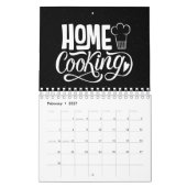 Calendrier Real Men Cook avec citations (Feb 2027)