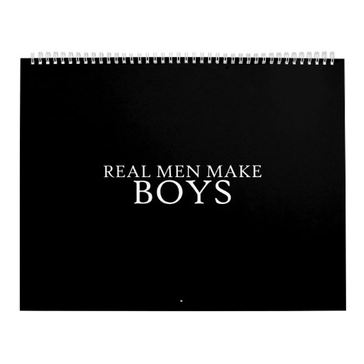 Calendrier real men make boys (Protection)