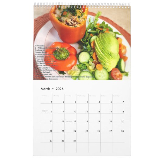 Calendrier Recette (Mar 2026)