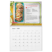 Calendrier Recette du mois (Mar 2027)