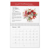 Calendrier Recettes de design floral de Cinda avec instructio (Feb 2027)