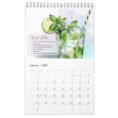 Calendrier Recettes de mocktail (Jan 2027)