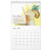 Calendrier Recettes de mocktail (Mar 2027)