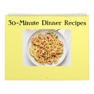 Calendrier Recettes Dîner De 30 Minutes