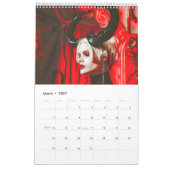 Calendrier Red Horns, Black Hearts - Gothic Style Calendar (Mar 2027)