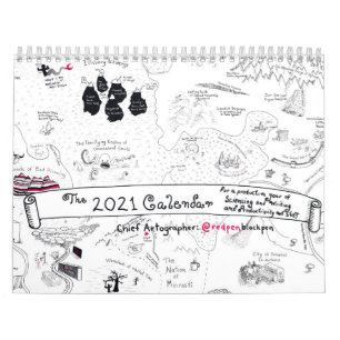Calendrier RedPenBlackPen 2021