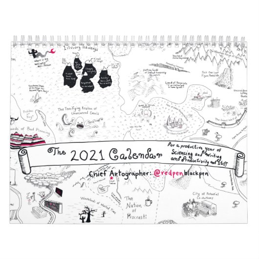 Calendrier RedPenBlackPen 2021 (Protection)