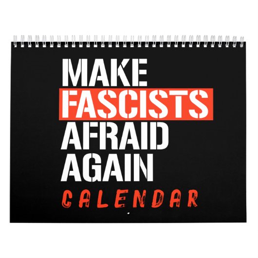 Calendrier Refaisons peur aux Fascistes (Protection)