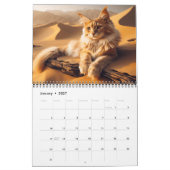 Calendrier Regal Maine Coons : Beauté gracieuse capturée 202X (Jan 2027)