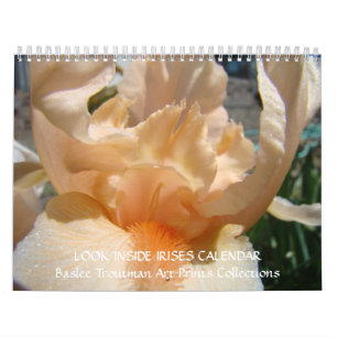 CALENDRIER REGARDER À L'INTÉRIEUR IRISES Iris Fleu