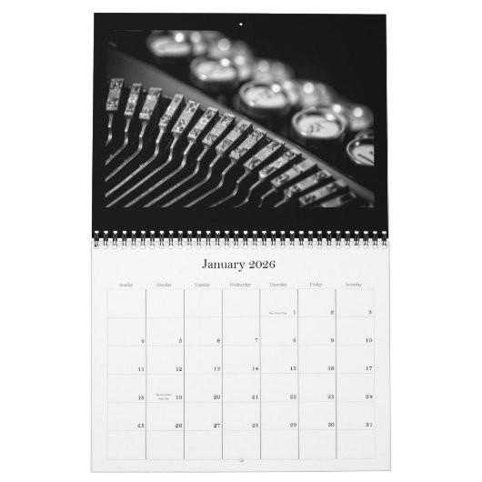 Calendrier Regardez Encore...en noir et blanc (Jan 2026)