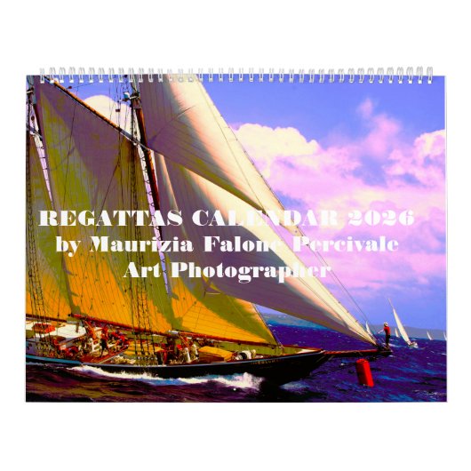 Calendrier Regattas by Maurizia Falone Percivale Art Ph 2026 (Protection)