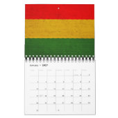 Calendrier reggae - Petite (Jan 2027)
