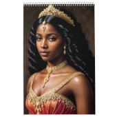 Calendrier Reines et Princesses Royales Noires (Protection)