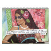 CALENDRIER REMPLI DE MAUVAIS ART DE FILLE (Protection)