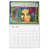 calendrier REMPLI de MAUVAIS ART de FILLE (Mar 2027)