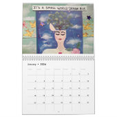 calendrier REMPLI de MAUVAIS ART de FILLE (Jan 2026)