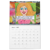 calendrier REMPLI de MAUVAIS ART de FILLE (Mar 2027)