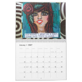 calendrier REMPLI de MAUVAIS ART de FILLE (Jan 2027)