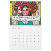 CALENDRIER REMPLI DE MAUVAIS ART DE FILLE (Feb 2027)