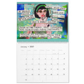 CALENDRIER REMPLI DE MAUVAIS ART DE FILLE (Jan 2027)