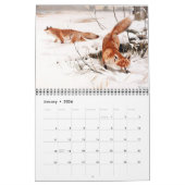 Calendrier Renards dans l'art (Jan 2026)