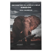 Calendrier Rencontres dans le Royaume sauvage de l'Afrique, C (Protection)