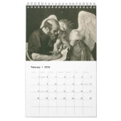 Calendrier Reposez-vous sur le vol vers l'Egypte (Caravaggio) (Feb 2026)