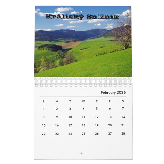 Calendrier République tchèque (Feb 2026)