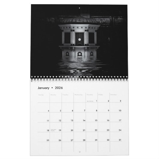 Calendrier Réseaux d'eau no 6 (Jan 2026)