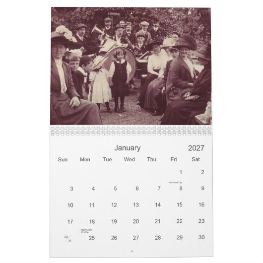 Calendrier Résistance en nombre (Jan 2027)