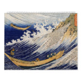 Calendrier Ressacs par Katsushika Hokusai (Protection)