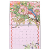Calendrier Retour à la nature Illustrations d'animaux Mignons (Feb 2027)