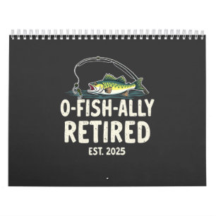 Calendrier Retraité Est. 2025 Retraite Fisher Papa