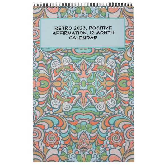 Calendrier Retro, Affirmations Positives Super 202 (Protection)