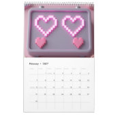 Calendrier Retro Gaming 2026 Calendar (Feb 2027)