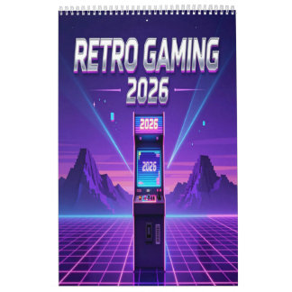Calendrier Retro Gaming 2026 Calendar
