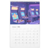 Calendrier Retro Gaming 2026 Calendar (Jan 2026)