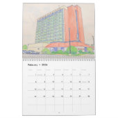 Calendrier Retro Raleigh NC Calendar (Feb 2026)