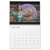 Calendrier Rétro Sci-Fi (Jan 2027)