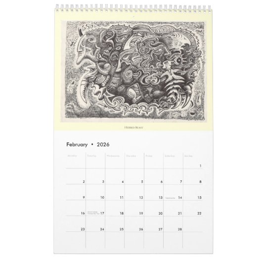 Calendrier rétrocérébral III 2024 (Feb 2026)