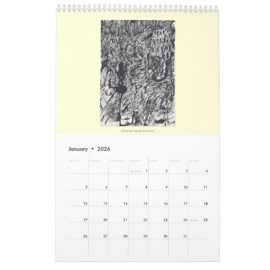 Calendrier rétrocérébral III 2024 (Jan 2026)