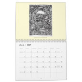 Calendrier rétrocérébral III 2024 (double page) (Mar 2027)