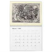 Calendrier rétrocérébral III 2024 (double page) (Feb 2026)