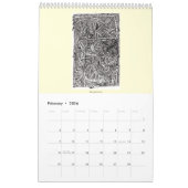 Calendrier rétrocérébral IV 2024, page unique (Feb 2026)