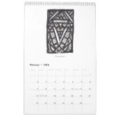 Calendrier rétrocérébral V, 2024, page unique (Feb 2026)